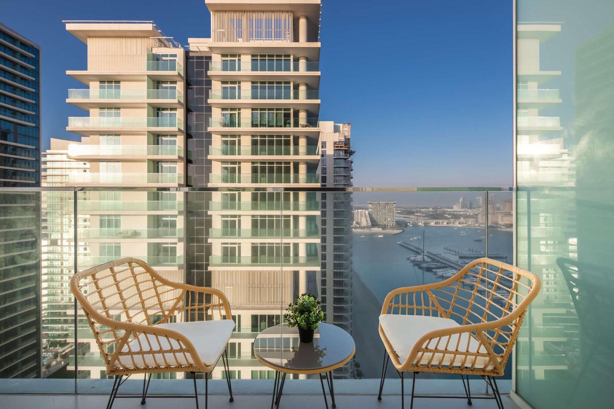 Silkhaus Palm View 1Bdr With Private Beach In Emaar Beachfront Dubai Buitenkant foto