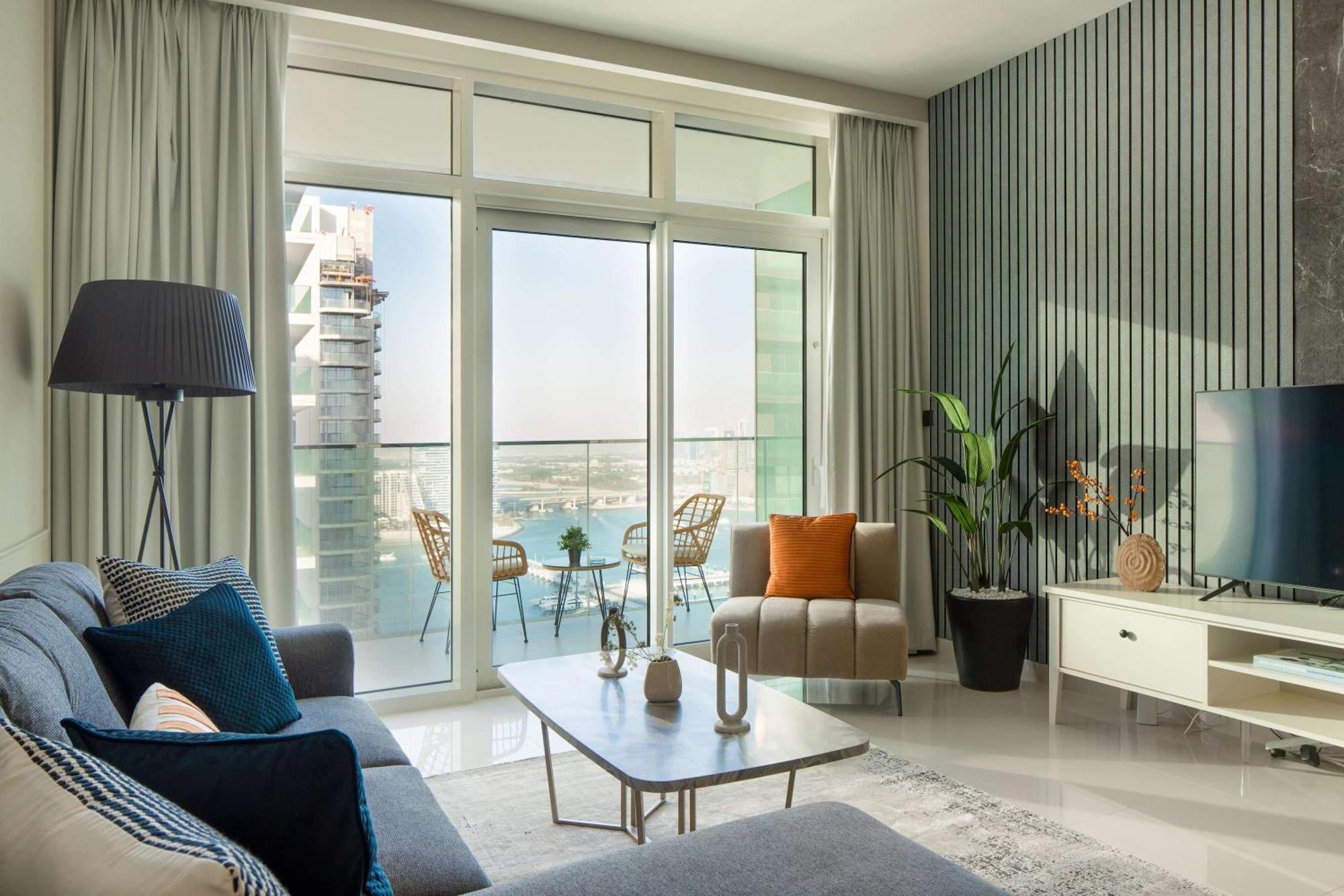 Silkhaus Palm View 1Bdr With Private Beach In Emaar Beachfront Dubai Buitenkant foto
